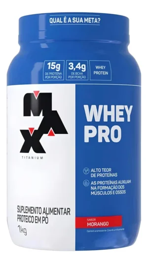 Whey Pro 1kg Max Titanium - Mercado Livre